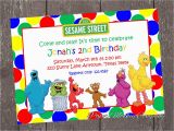 Sesame Street Birthday Invitation Templates the Gallery for Gt Sesame Street Invitations Template