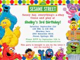 Sesame Street Birthday Invitation Wording Free Sesame Street Birthday Invitations Bagvania Free