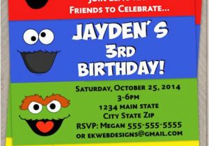 Sesame Street Birthday Invitation Wording Sesame Street Birthday Invitations Elmo Birthday