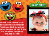 Sesame Street Birthday Party Invitations Personalized Free Printable Elmo Sesame Street Birthday Party
