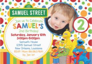 Sesame Street Birthday Party Invitations Personalized Personalized Sesame Street Invitation orderecigsjuice Info