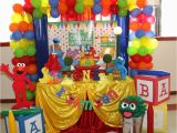 Sesame Street First Birthday Decorations Birthday Quot Elmo Sesame Street 1st Birthday Quot Catch My Party