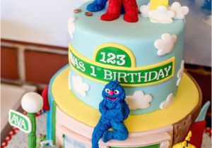 Sesame Street First Birthday Decorations Kara 39 S Party Ideas Sesame Street 1st Birthday Party
