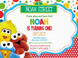 Sesame Street First Birthday Invitations Baby Elmo Invitations Oxyline 11484b4fbe37