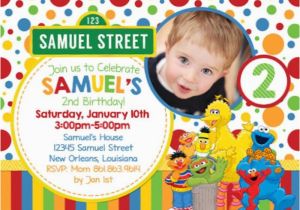 Sesame Street First Birthday Invitations Free Sesame Street Birthday Invitations Bagvania Free
