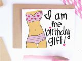 Sexy Birthday Card for Him Sexy Boyfriend Card Dirty Birthday Card for Him Mature