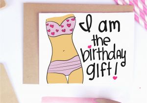 Sexy Birthday Card for Him Sexy Boyfriend Card Dirty Birthday Card for Him Mature