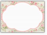 Shabby Chic Birthday Invitation Templates Free Diy Shabby Chic Baby Shower Invitations Home Party theme