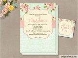 Shabby Chic Birthday Invitation Templates Free Shabby Chic Bridal Shower Invitations Free by Poofyprints