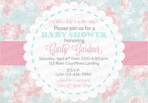 Shabby Chic Birthday Invitation Templates Free Template Shabby Chic Baby Shower Invitation Shabby Chic