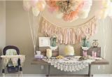 Shabby Chic Birthday Party Decorations Kara 39 S Party Ideas Shabby Chic Girl Vintage 1st Birthday