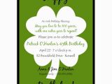 Shamrock Birthday Invitations Classic Shamrock Birthday Invitations Paperstyle