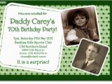 Shamrock Birthday Invitations Cu680 Irish Shamrock Invitation Mens Birthday