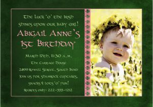 Shamrock Birthday Invitations Shamrock Birthday Invitations Valengo Style