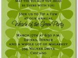 Shamrock Birthday Invitations Shamrock Collage St Patrick 39 S Day Invitations