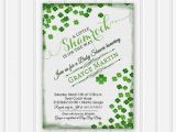 Shamrock Birthday Invitations St Patrick 39 S Day Baby Shower Invitation Little Shamrock