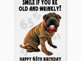 Shar Pei Birthday Card Humourous Shar Pei Old and Wrinkly Birthday Card Zazzle Ca