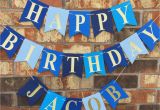 Sharechat Happy Birthday Banner New Blue Birthday Banner Happy Birthday Banner Personalized