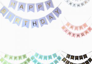 Sharechat Happy Birthday Banner New New Happy Birthday Bunting Banner Gold Letters Hanging