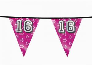 Sharechat Happy Birthday Banner New New Sweet 16 16th Happy Birthday Party Hanging Bunting