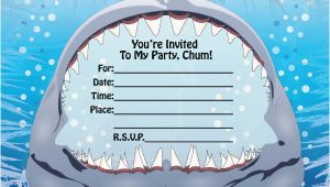 Shark Birthday Invitations Free Printables Fill In Birthday Invitations Ideas Bagvania Free