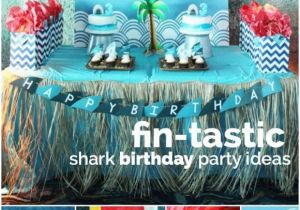Shark Decorations for Birthday Party A Fin Tastic Boys Shark Party Spaceships and Laser Beams