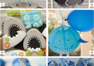 Shark Decorations for Birthday Party Shark Party Ideas Chickabug