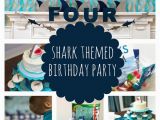 Shark Decorations for Birthday Party Sweet Shark Birthday Party