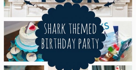 Shark Decorations for Birthday Party Sweet Shark Birthday Party