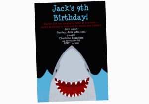 Shark Invites Birthday Party Shark Birthday Invitation Shark Party Invitations Printable