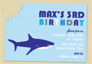 Shark Invites Birthday Party Shark Birthday Party Invitation Party Ideas Pinterest