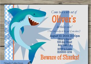 Shark Invites Birthday Party Shark Bite Birthday Party Invitation Printable Shark Birthday