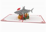 Shark Tank Birthday Cards Christmas Shark 3d Pop Up Holiday Card Lovepop