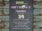 Shhh Birthday Invitations Shhh Surprise Any Age Surprise Birthday Invitation by