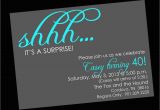 Shhh Birthday Invitations Shhh Surprise Birthday Invitations Printable Digital File