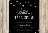 Shhh Surprise Birthday Invitations Shhh It 39 S A Surprise Birthday Party Invitation Surprise