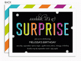 Shhh Surprise Birthday Invitations Shhh It 39 S A Surprise Party by Noteworthy Collections at