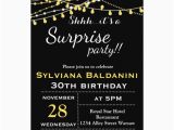 Shhh Surprise Birthday Invitations Shhh Its A Surprise Party Birthday Invitation Zazzle Com
