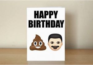 Shit Birthday Cards Emoji Card Happy Birthday Shit Head