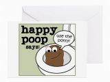 Shit Birthday Cards Happy Poop Potty Greeting Cards Pk Of 10 by Buggabugga