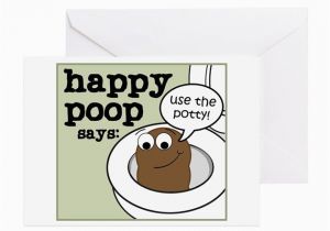 Shit Birthday Cards Happy Poop Potty Greeting Cards Pk Of 10 by Buggabugga