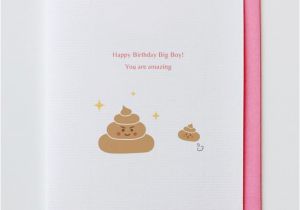 Shit Birthday Cards Items Similar to Amazing Poop Birthday Card Happy