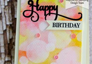 Show Me Birthday Cards Show Me the Love Inspired by Stamping Bokeh Birthday Cards
