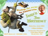 Shrek Birthday Invitations Personalized Printable Invitations Cmartistry