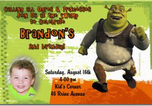 Shrek Birthday Invitations Shrek Birthday Invitations and Party Supplies