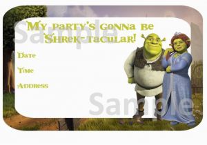 Shrek Birthday Invitations Shrek Invitation Free Pdf Download Shrek Pinterest