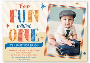 Shutterfly 1st Birthday Invitations Brejer Photo Birthday Invitation Shutterfly