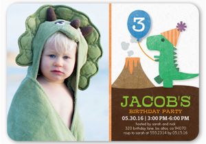 Shutterfly 1st Birthday Invitations Party Dinosaur 5×7 Boy Birthday Invitations Shutterfly