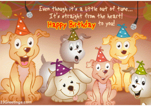 Singing Birthday Cards for Children From All Of Us Free songs Ecards Greeting Cards 123