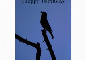 Singing Happy Birthday Cards Chaffinch Singing Happy Birthday Card Zazzle